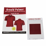 Arnold Palmer’s 1980 Canadian PGA Championship GAME WORN Polo Shirt Swatch w/COA