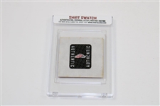 Arnold Palmer’s 1980 Canadian PGA Championship GAME WORN Polo Shirt Swatch w/COA