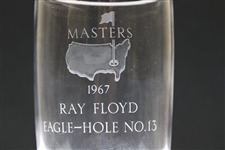 Ray Floyd's 1967 Masters Tournament Hole No. 13 Steuben Crystal Eagle Glass