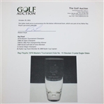 Ray Floyd's 1978 Masters Tournament Hole No. 15 Steuben Crystal Eagle Glass
