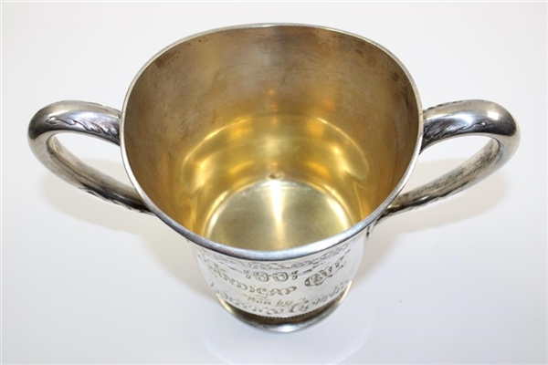 1901 Kebo Valley Club Sterling Silver Handicap Trophy Won by Lawrence Gourlie