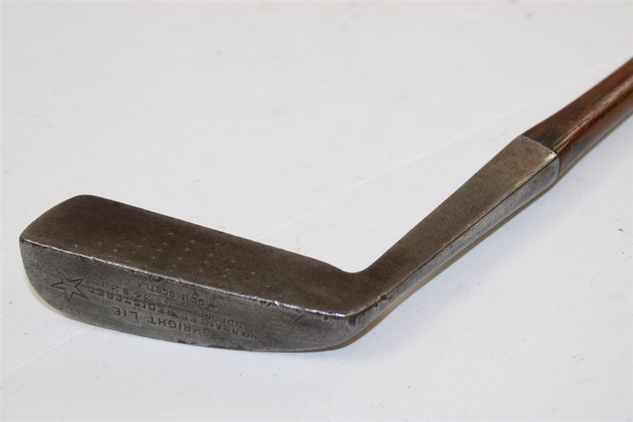 Vintage 'The Orion' James Braid Upright Lie Hand Forged Made in Scotland Putter