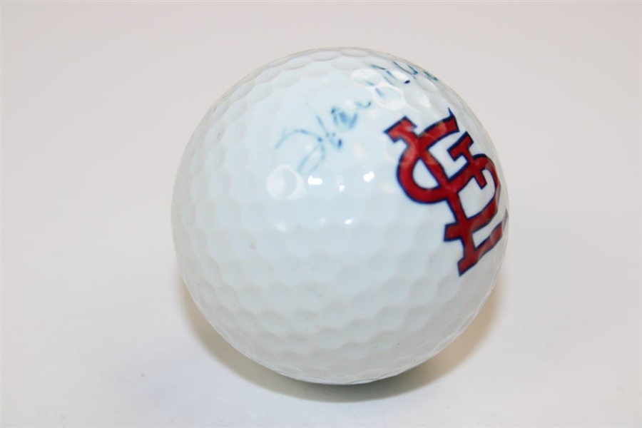 Stan Musial Signed St. Louis Cardinals Logo Golf Ball JSA ALOA