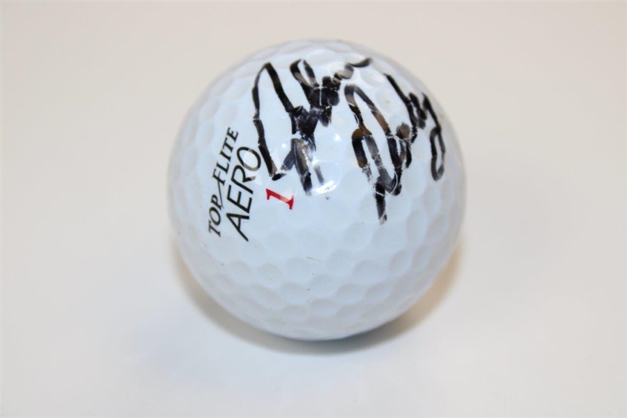 John Daly Signed Top-Flite AERO Logo Golf Ball JSA ALOA