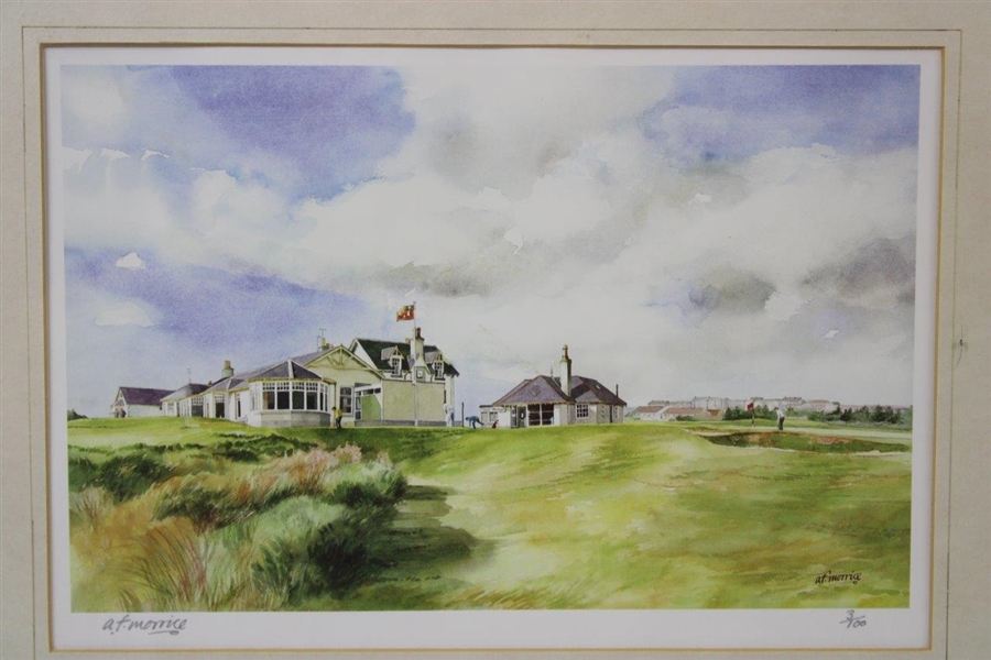 Royal Aberdeen Golf Club 'Balgownie Links' A.F. Morrice Limited Edition 3/100 Clubhouse - Framed