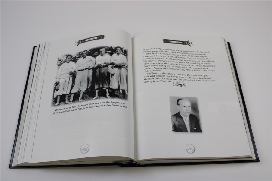 Deluxe 'Champions of East Lake: Bobby Jones & Friends' Ltd Ed #553/1000 Book Signed by Author Sidney Matthew
