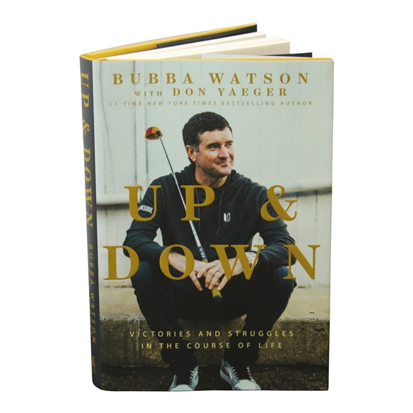 Bubba Watson Signed 2021 'Up and Down' Book JSA ALOA