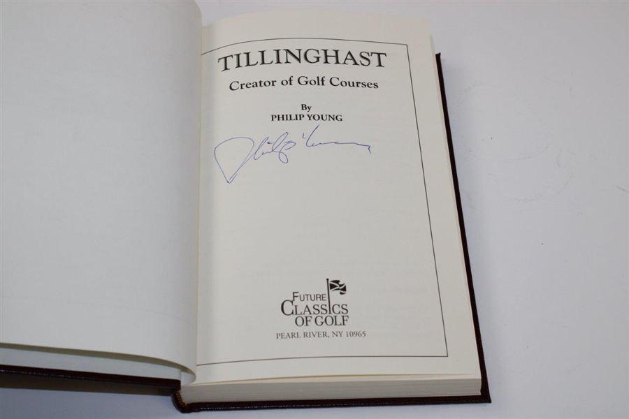 2005 Ltd Ed 'Tillinghast: Creator of Golf Courses' Deluxe Book #787 Signed by Philip Young with Slipcase