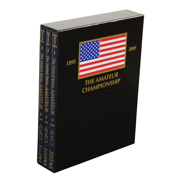 The Amateur Championship 1895-2005' Ltd Ed #343 History Books Includes Vol. 1, 2 & 3 with Slip Case