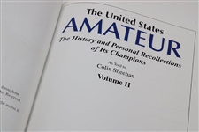 The Amateur Championship 1895-2005' Ltd Ed #343 History Books Includes Vol. 1, 2 & 3 with Slip Case