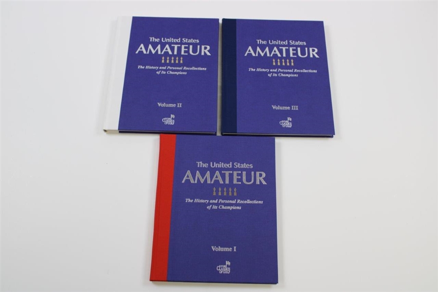 2006 'The Amateur Championship 1895-2005' History Books Includes Vol. 1, 2 & 3 with Slip Case