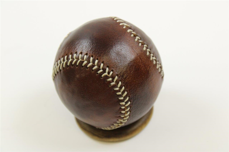 Masters Leather Berckman's Baseball with Stand & Original Packaging