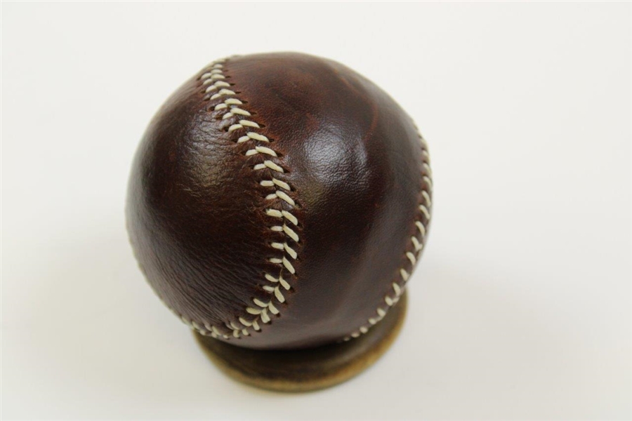 Masters Leather Berckman's Baseball with Stand & Original Packaging