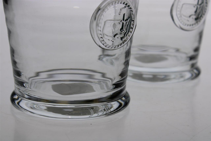 Set of Two Augusta National GC Double Old-Fashioned Juliska Glasses in Original Box