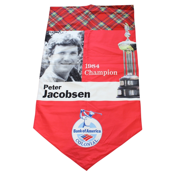 Large Peter Jacobsen '1984 Champion' BOA Colonial Course Flown Banner - 4ft x 7ft