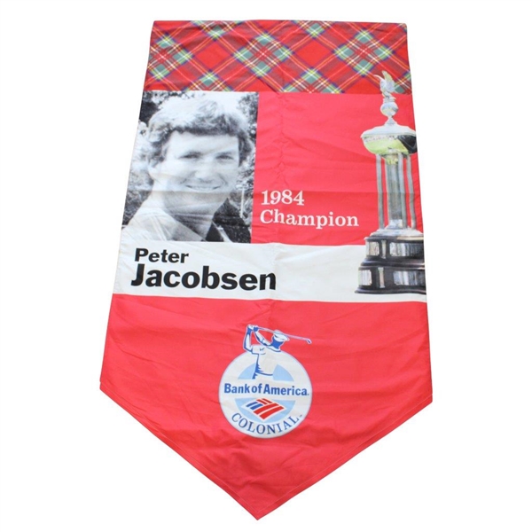 Large Peter Jacobsen '1984 Champion' BOA Colonial Course Flown Banner - 4ft x 7ft
