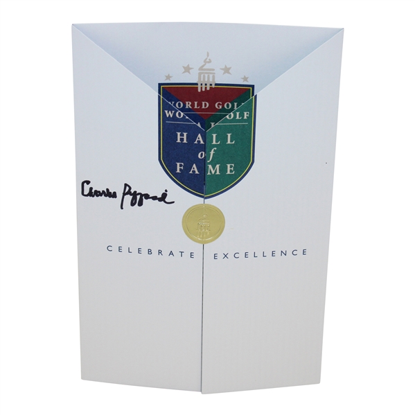 Charles Sifford Signed World Golf Hall of Fame Pamphlet JSA ALOA