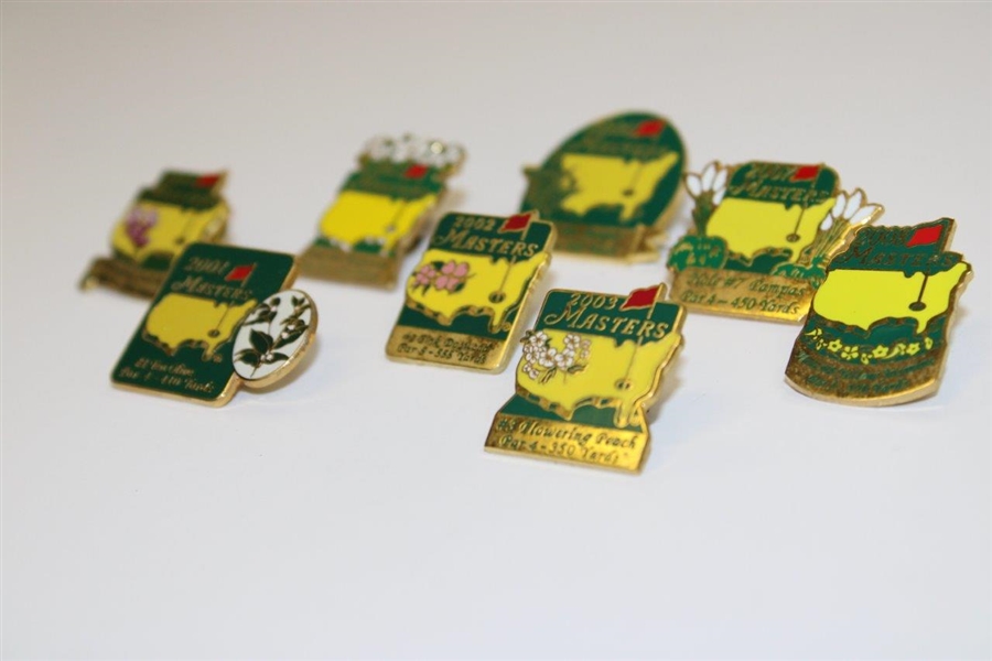 2001-2008 Masters Tournament Commemorative Pins