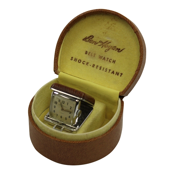 Vintage Ben Hogan Timex Shock Resistant Belt Watch in Original Display Case