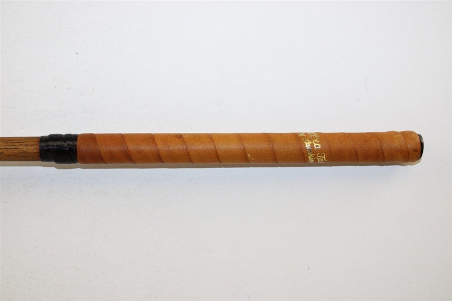 Circa 1970's Hunter Auld Blade Putter with Wood Shaft