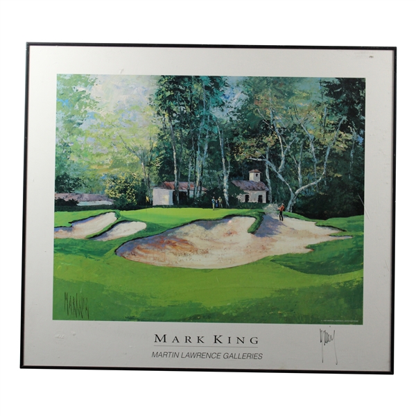 1990 Mark King 'Martin Lawrence Limited Editions' Hitting From Bunker Print - Frame