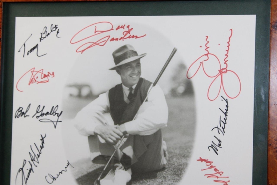 Multi-Signed 1938-1998 'Augusta/Greenbrier' Poster with Snead, Bolt, Ford & others JSA ALOA