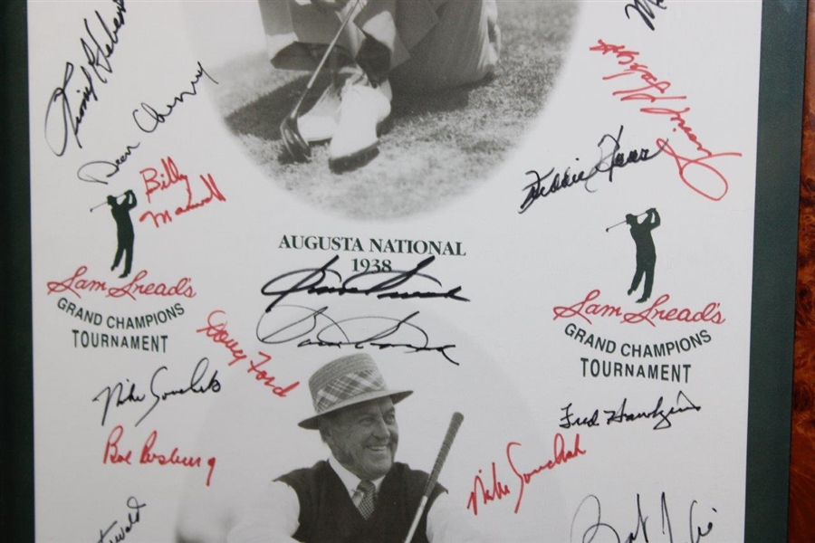 Multi-Signed 1938-1998 'Augusta/Greenbrier' Poster with Snead, Bolt, Ford & others JSA ALOA
