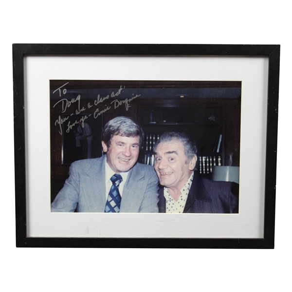 Ernest Borgnine Signed Photo to Doug Sanders - Framed JSA ALOA