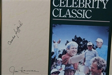 Multi-Signed 1987 Doug Sanders Kingwood Celebrity Classic Poster - Framed JSA ALOA