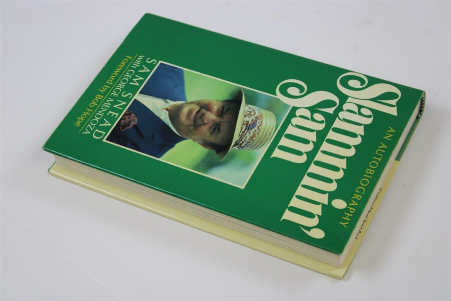 Sam Snead Signed & Personalized 1986 'Slammin Sam' Book by George Mendoza JSA ALOA