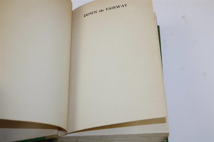 1927 'Down The Fairway' Book by Bobby Jones & O.B. Keeler - 2nd Printing