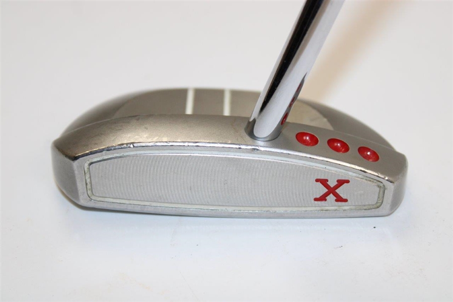 Scotty Cameron Titleist Red-X Stainless Steel 303 GSS Insert Mallet Putter with Headcover