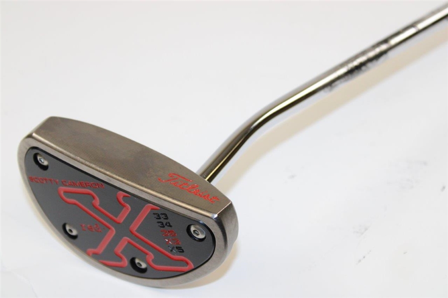 Scotty Cameron Titleist 'Cameron' Red-X Mallet Tour Use Only Putter with Headcover