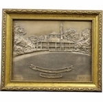 Augusta National Clubhouse 1934-1984 Ltd Ed 14/50 Cast Resin Picture by Artist Bill Waugh