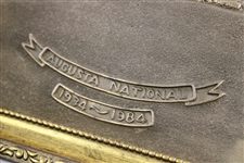 Augusta National Clubhouse 1934-1984 Ltd Ed 14/50 Cast Resin Picture by Artist Bill Waugh