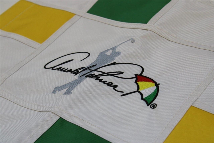 Arnold Palmer Latrobe Red/Green/Yellow/White Checkered Embroidered Logo Flag