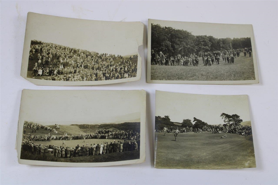1920's Scottish Golfer David Sutherland Original Glasgow Tournament & Scottish Open Photos with Postcard