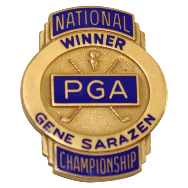 Gene Sarazen's PGA National Championship Past Winner Badge