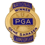 Gene Sarazens PGA National Championship Past Winner Badge