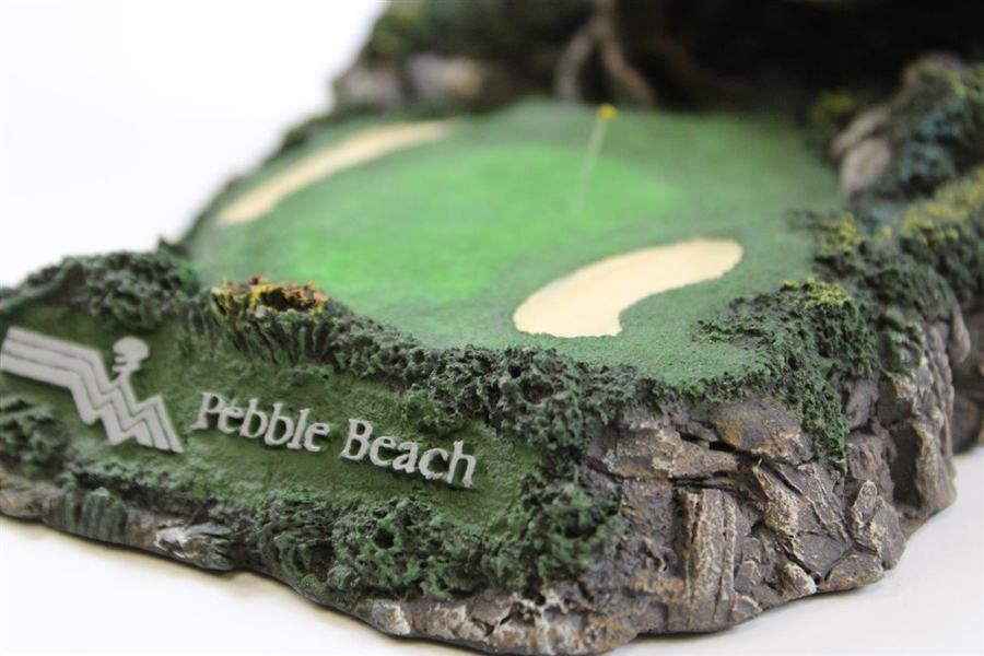 Pebble Beach Golf Links Fairway Replicas Tee Box & Green Bookends