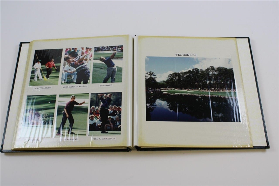 Unique Augusta National 1993 Masters Tournament Photo Album with Japanese Advertisements, Broadcasts, & more