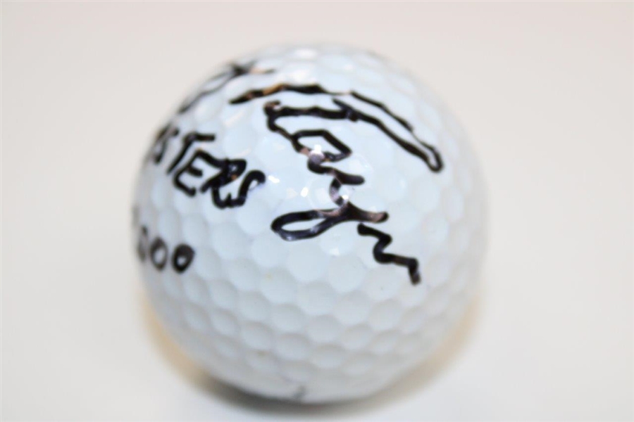 Gary Player Signed 2000 Masters Tournament Used Titleist Golf Ball with Inscription & COA JSA ALOA