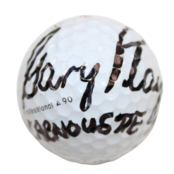 Gary Player Signed 1999 The OPEN at Carnoustie Used Titleist Golf Ball with Inscription & COA JSA ALOA