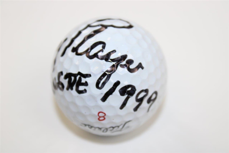Gary Player Signed 1999 The OPEN at Carnoustie Used Titleist Golf Ball with Inscription & COA JSA ALOA