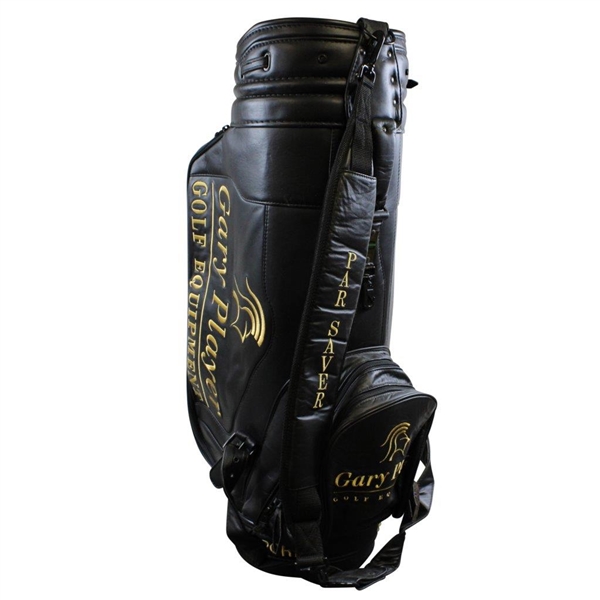 Gary Player Tournament Used Belding Black with Gold Full Size Golf Bag with COA
