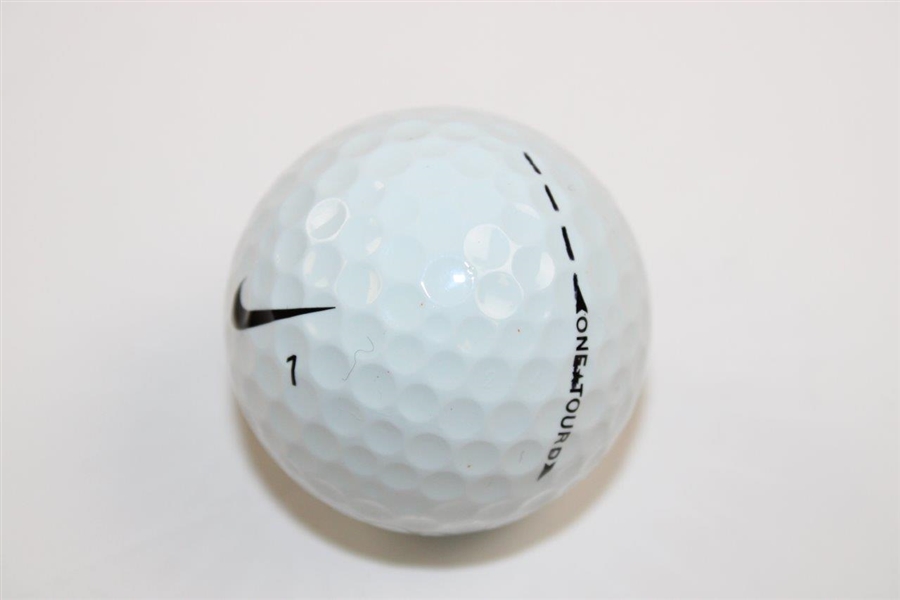 Tiger Woods Game Used & Marked Nike 1 'Tiger' Golf Ball