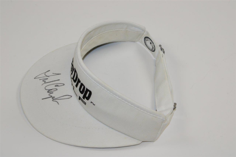 Fred Couples Signed Used TearDrop Golf Visor JSA ALOA