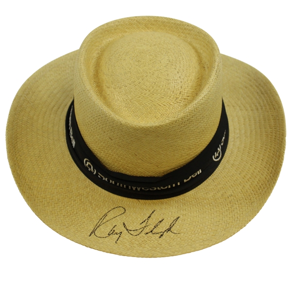 Ray Floyd Signed Used Southwestern Bell Straw Hat JSA ALOA