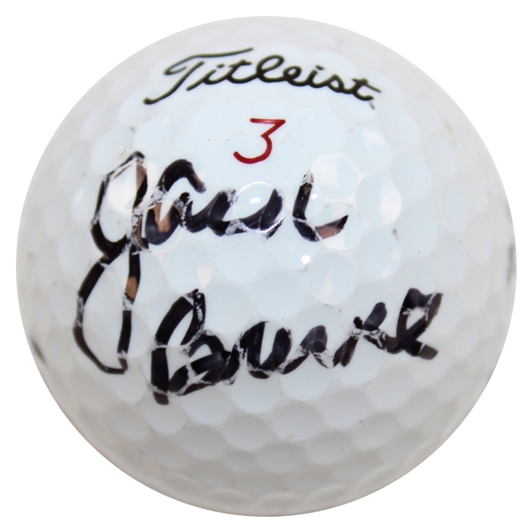 Jack Burke Signed Cypress Point Club Logo Golf Ball JSA ALOA