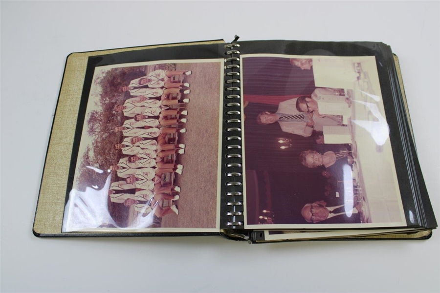 Donald E. Padgett's 1973 Ryder Cup Team Matches Personal Photo Album with Fifty (50) 8x10 Photos